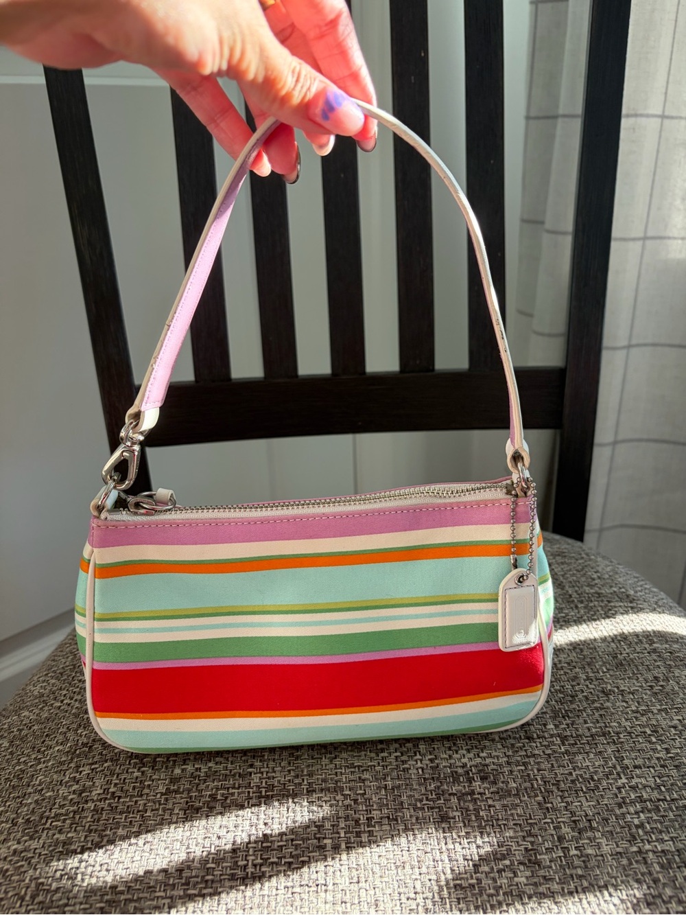 Coach Demi Multicolor Striped
